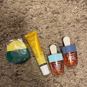 Bath & Body Works Lip Oil Collection - Yellow, Orange, Blue